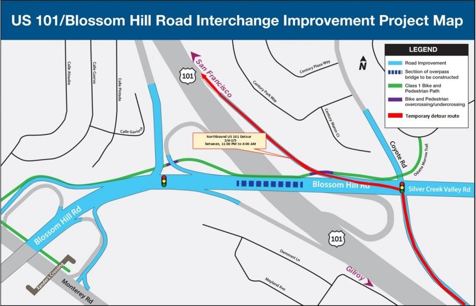 -UPDATE- Due To Rain Last Week, The Full Freeway Closure Of The US 101 ...